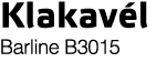 Klakav l Barline B3015