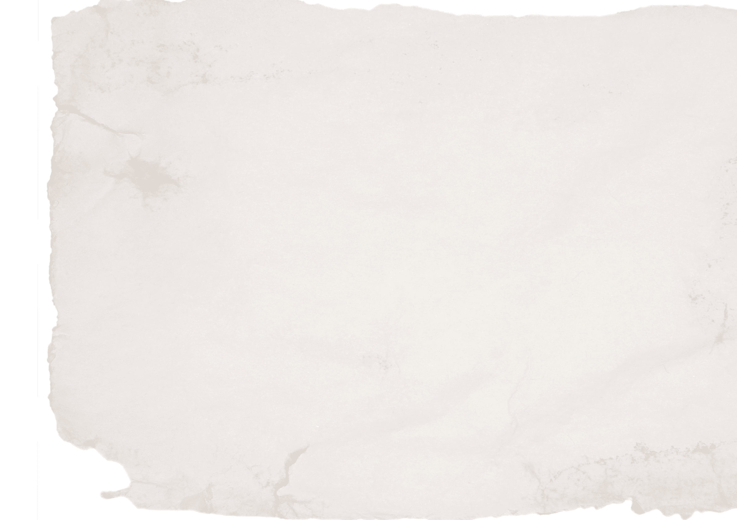 old rough paper over white background