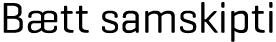 B tt samskipti